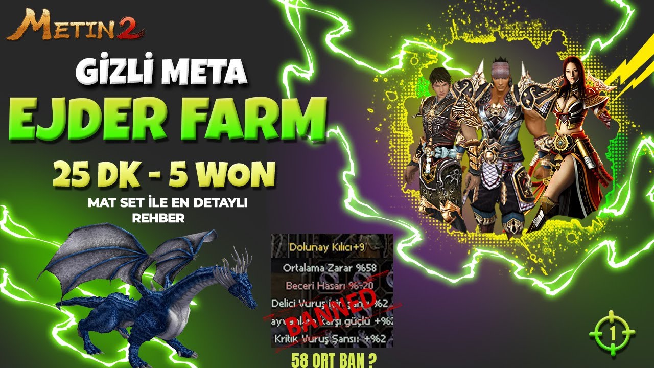 25 Dakikada Metin2'de 5W Kasmak: Ejder Farm Rehberi 2024 | Metin2 Marmara #1