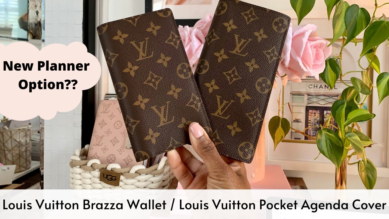 NEW PLANNER OPTION: Louis Vuitton Pocket Agenda Cover & Brazza Wallet first look