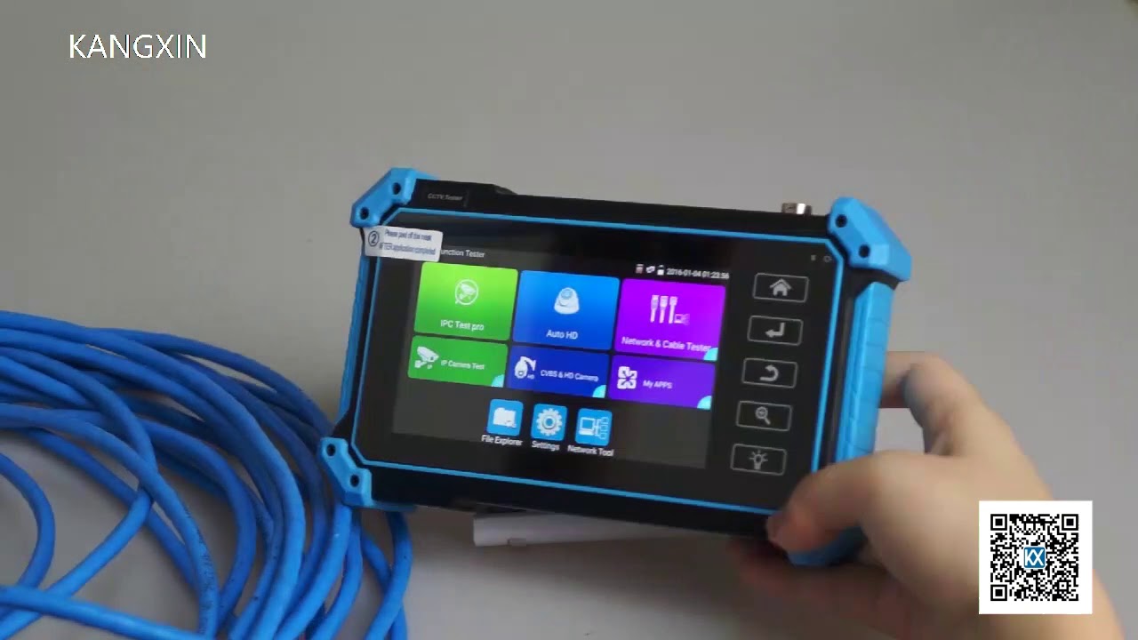 5 inch KANGXIN CCTV TESTER support camera and cable test, help you work in security system easily.
