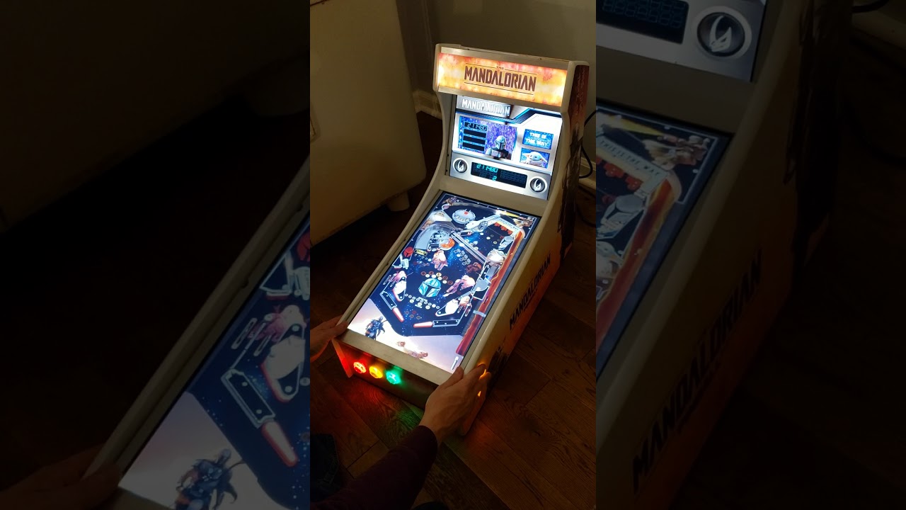 Mandalorian Bartop Pinball Demonstration