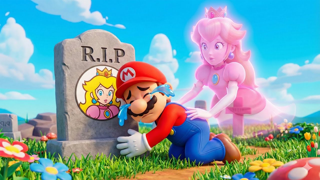 ¡Pobre Mario!...Peach, por favor no me dejes solo😢 | Súper Mario Bros La Película