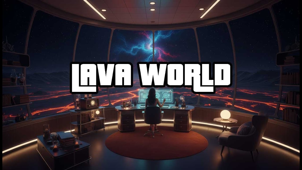 Quiet Watch Over the Lava World 🌋 Ambient Sci-Fi Focus Music for Deep Work (90 Minutes)