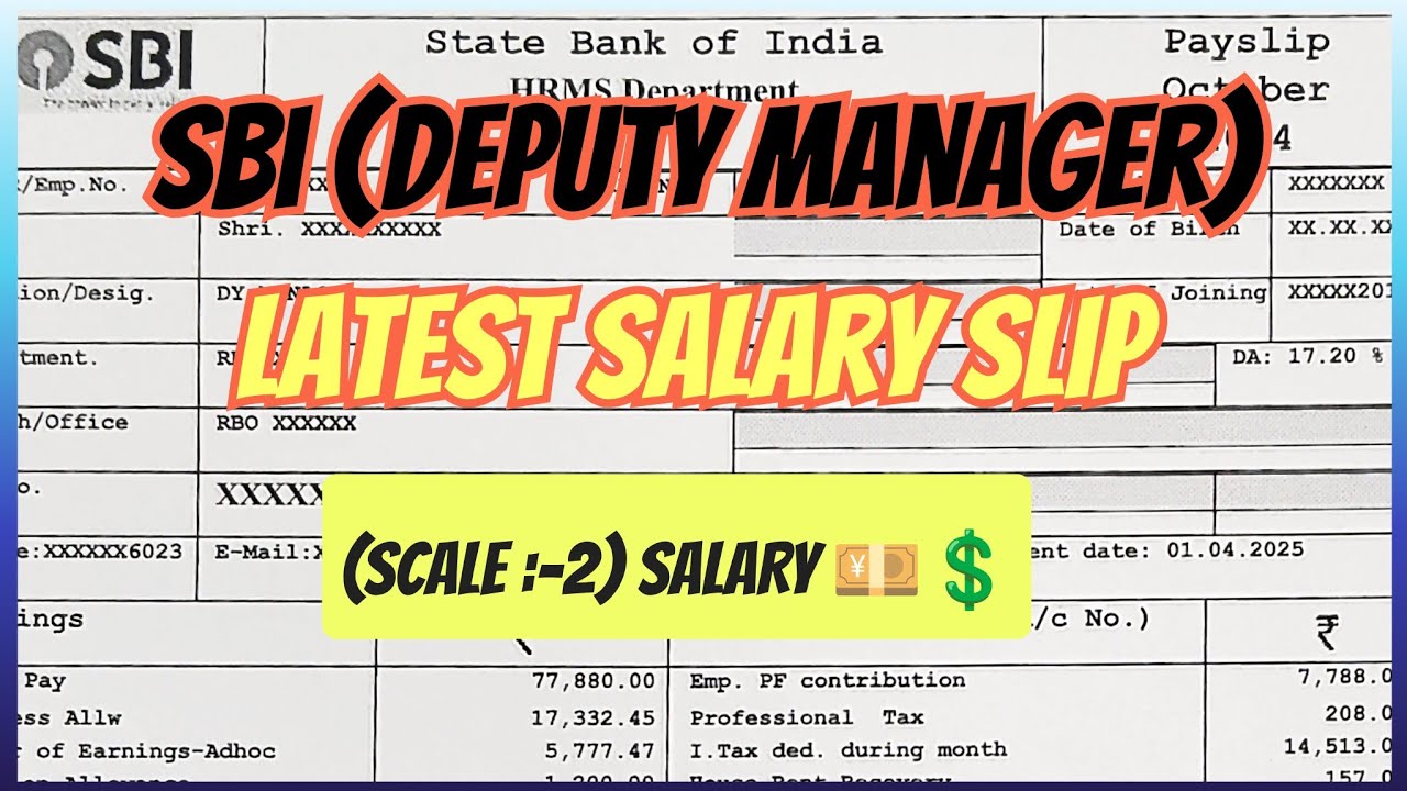 SBI Deputy Manager(Scale-2) Latest Salary✅Serious Ho Jao Sablog⏳🧿