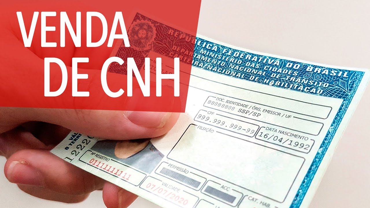 VENDA DE CNH EMITIDA PELO DETRAN