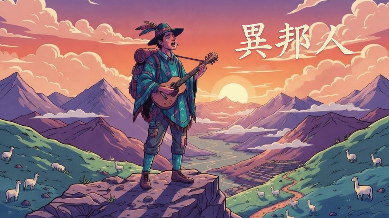 「異邦人」アンデスの地へ。乾いた風とチャランゴが響く、哀愁の調べ(AIカバー)