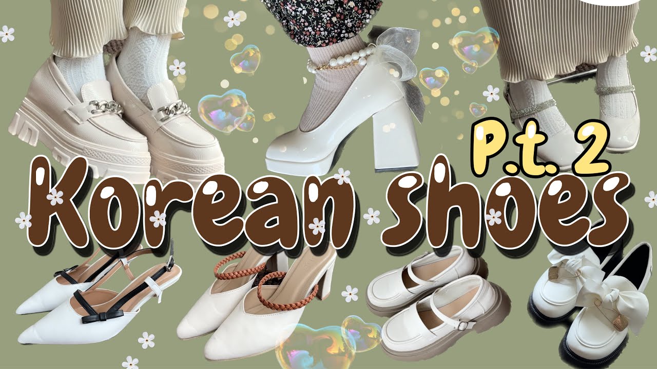 SHOPEE HAUL 2023 KOREAN SHOES part 2! Girly & cute !!!