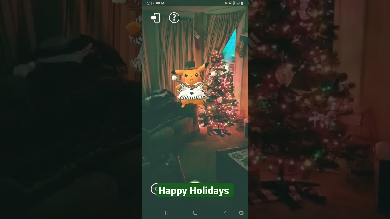 Christmas Pikachu pokemon go