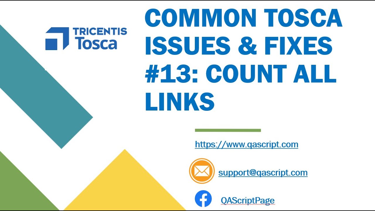 Учебник Tosca | Урок 149 — Распространенные проблемы | Подсчёт всех ссылок | ResultCount | Мощнос...
