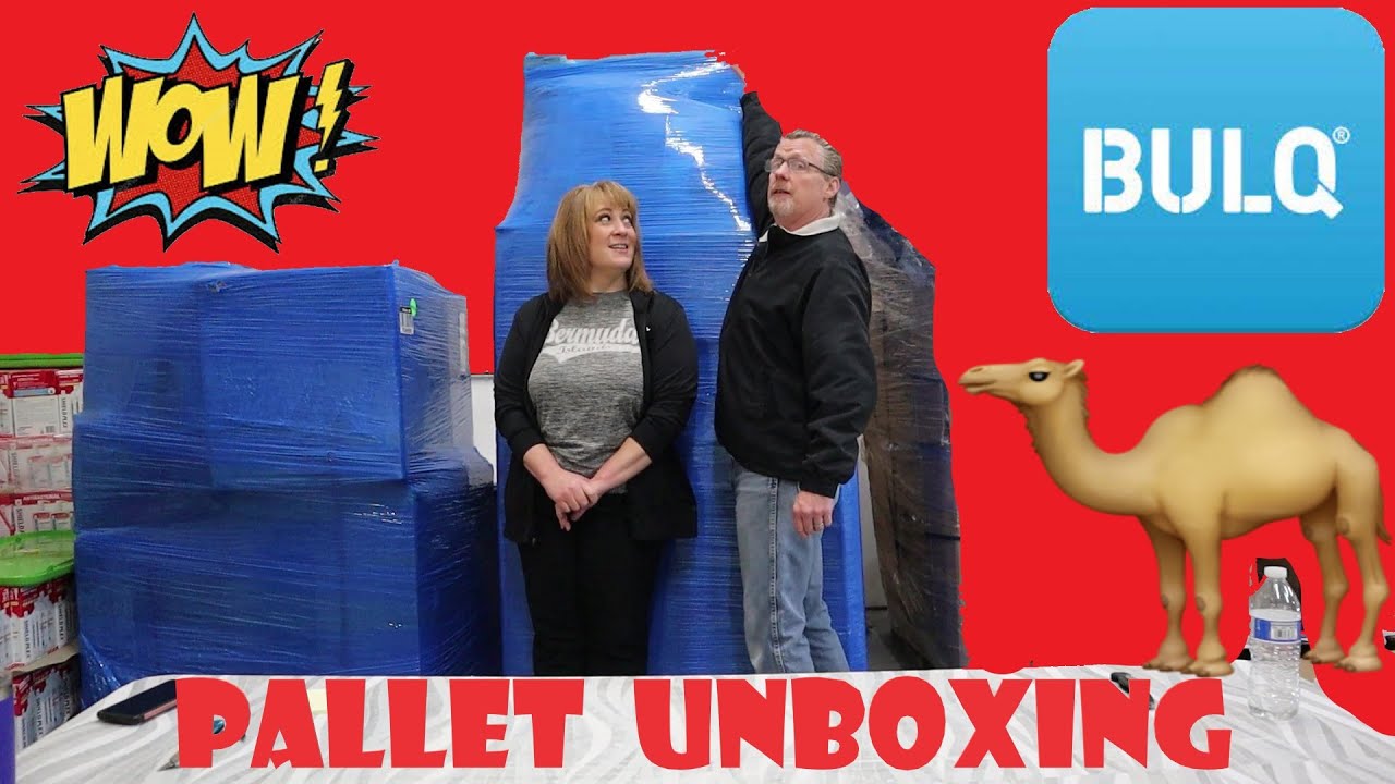 Check out this bulq.com Pallet Unboxing. With 34 items we should be able to double the $679 Paid!
