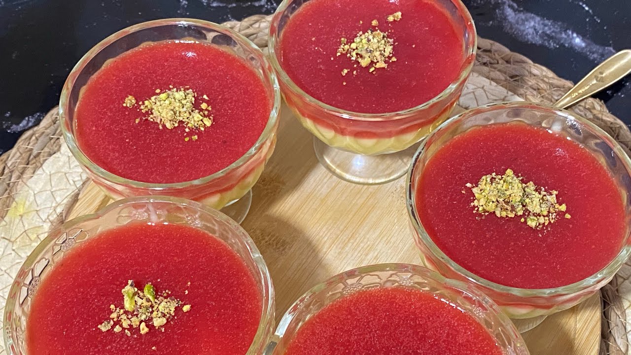 تحلية بالفرولة لسهرة رمضان دخلو حبابي حضروها 😍🌙