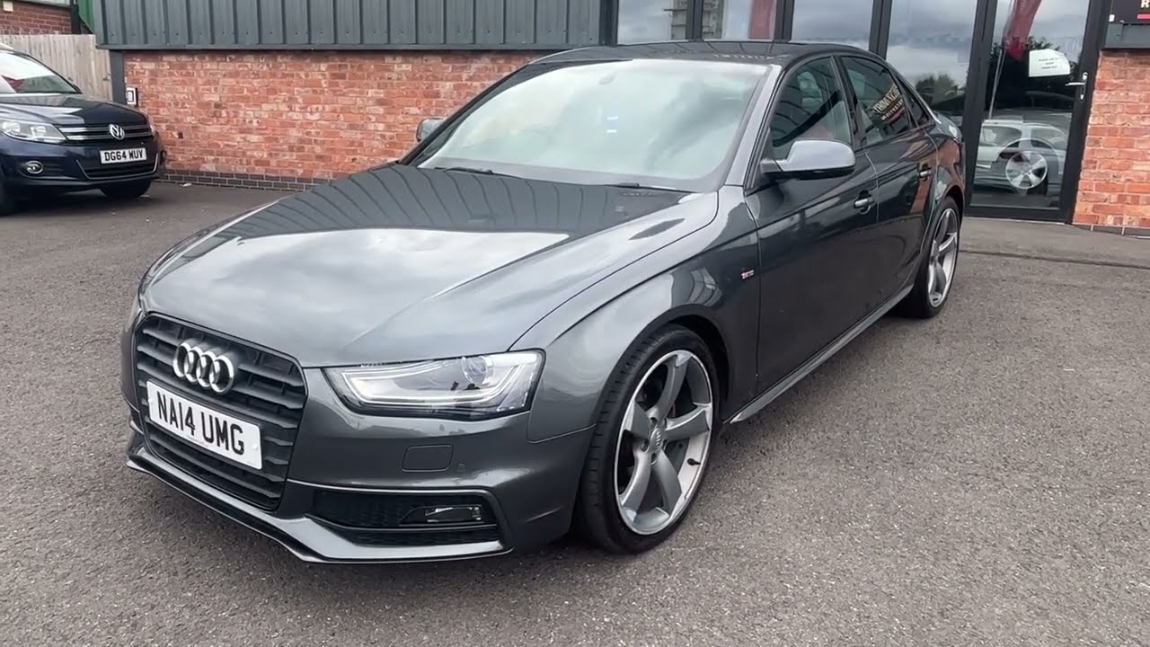 2014 14 AUDI A4 2.0TDI S LINE BLACK EDITION DAYTONA GREY