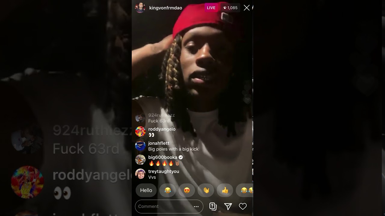 KING VON YOU CANT RUN WHEN WE SHOOT