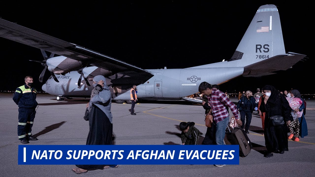 NATO supports Afghan evacuees