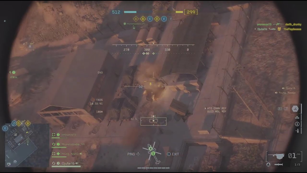 Battlefield 6 Blackwell Fields Heli Gunner and Pilot POV