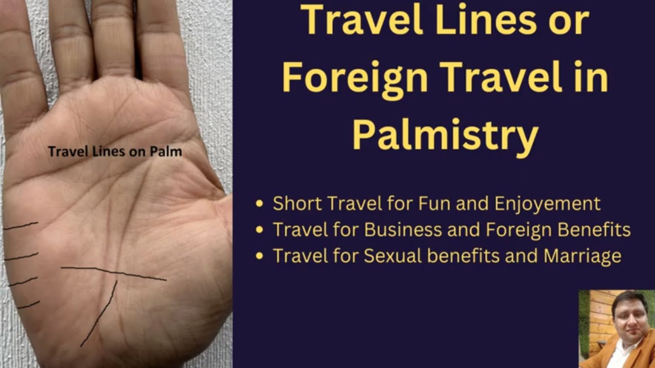 Travel Lines| Abroad Settlement and Signs of Foreign travel in Palmistry.