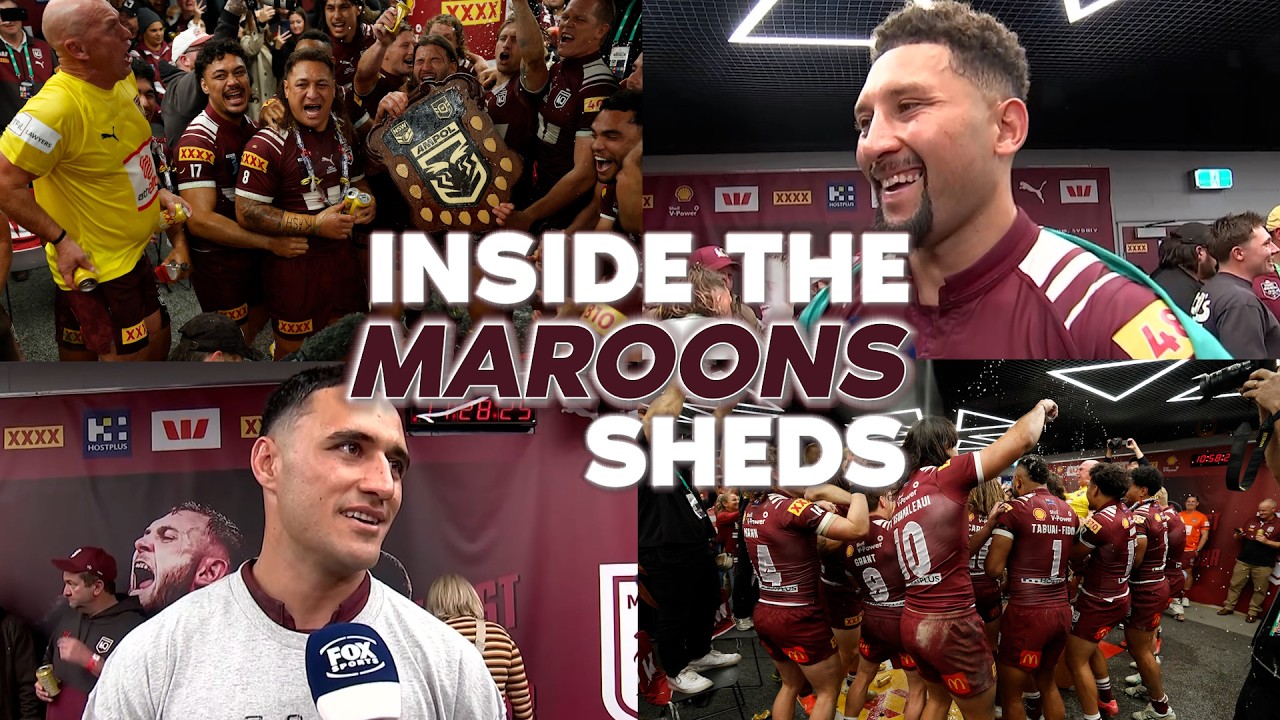 'Might not even sleep!' 🏆 Maroons revel in historic Origin triumph in enemy territory I Fox League
