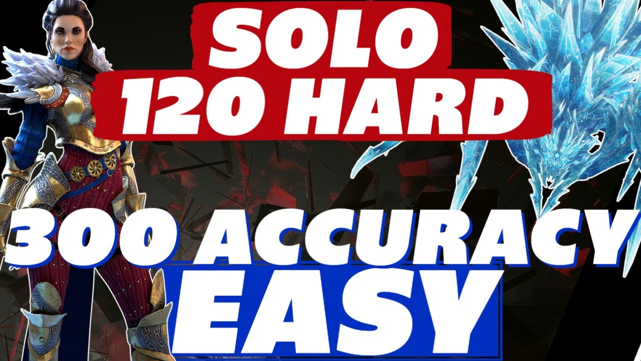 Sethallia solo 120 HARD w/ 300 ACCURACY Raid Shadow Legends Doom Tower frost spider guide