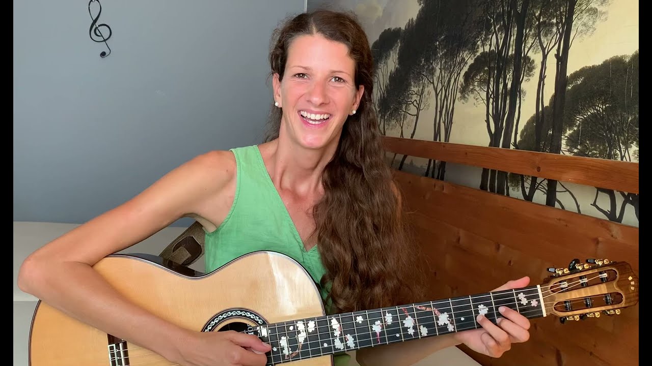 Hallo und guten Morgen, so beginnt bei uns der Tag (Gitarrenbegleitung mit Schlagmuster)