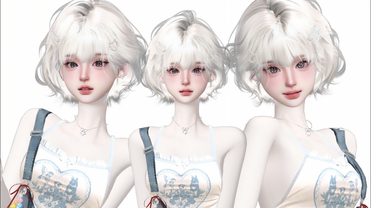 Pretty Cute Girl Face Tutorial Zepeto || Non pro & Pro Mode