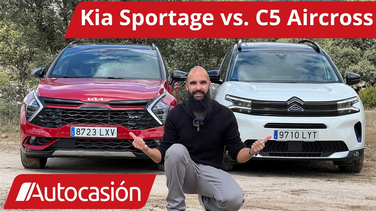 Kia Sportage vs. Citroën C5 Aircross: ¿Híbrido o híbrido enchufable?|Review en español | #Autocasión