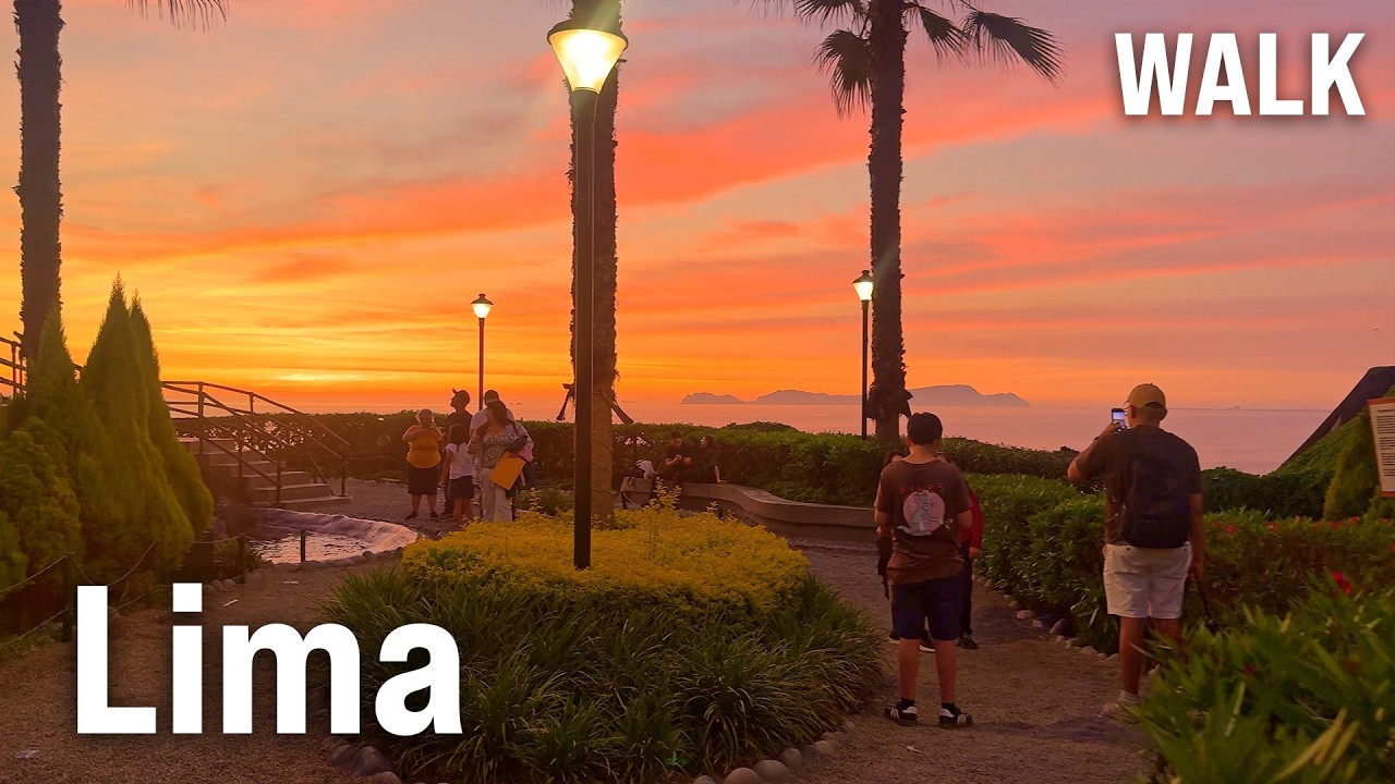 MIRAFLORES Walking Tour | 4K Lima Walk