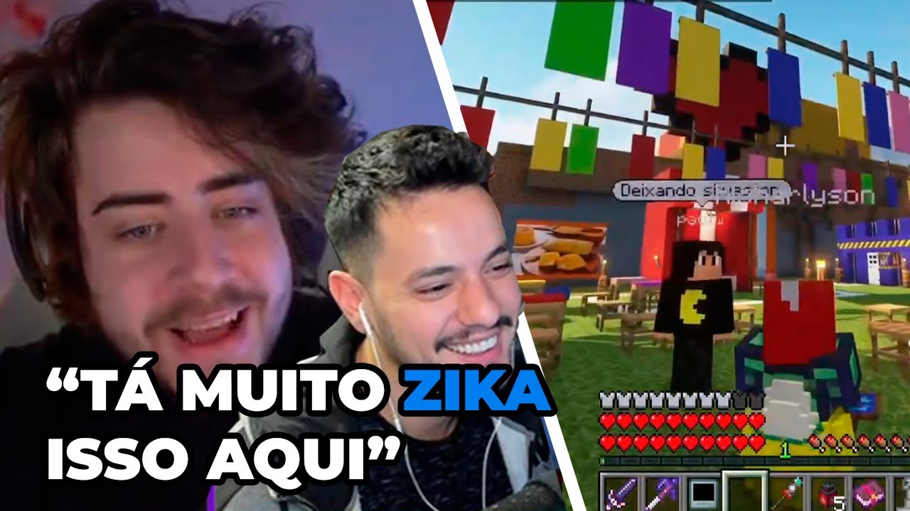 REAÇÃO A FESTA JUNINA DO TAZERCRAFT (POV Cellbit e Forever)