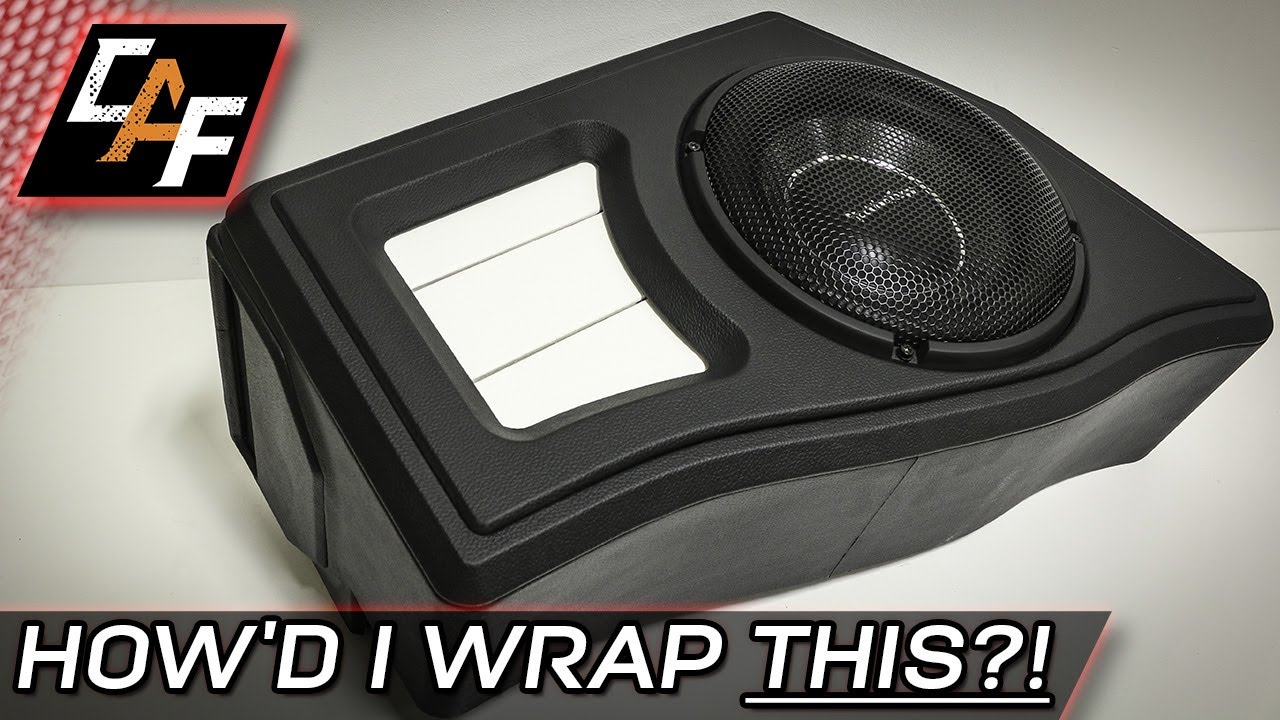 VINYL Upholstery Subwoofer Box - Wrap Techniques - CarAudioFabrication