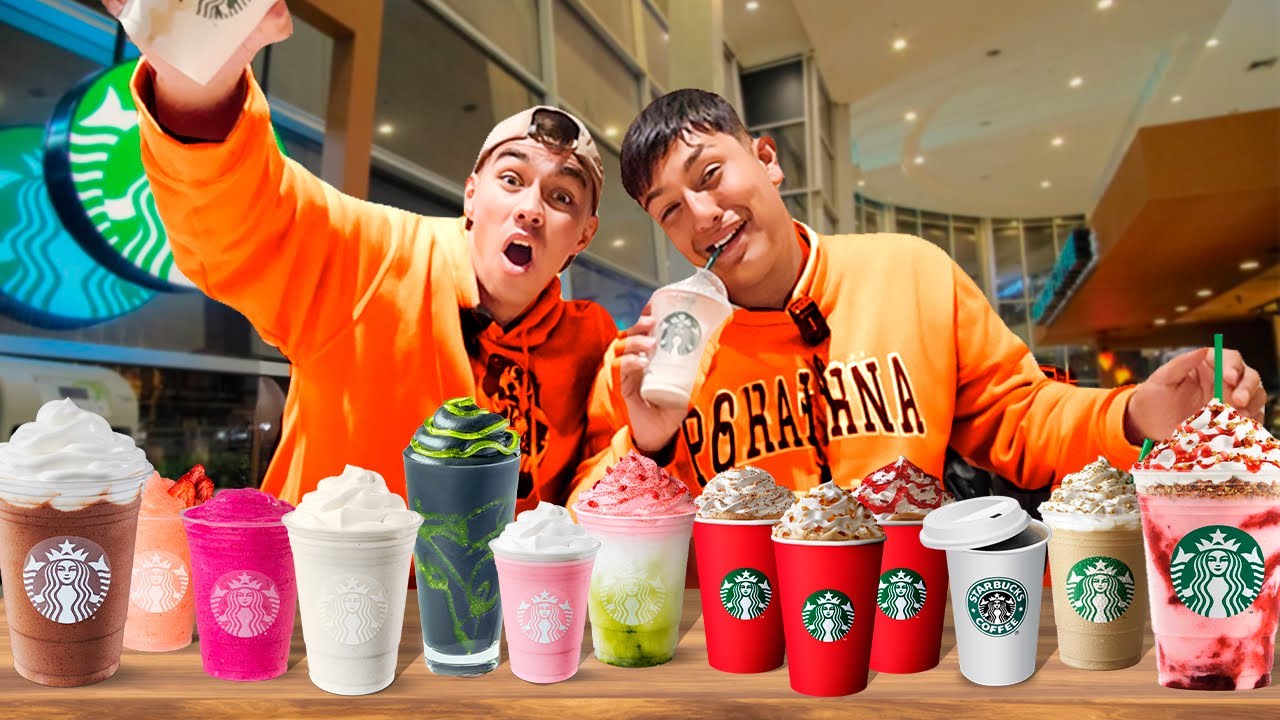Probé TODO EL MENU de STARBUCKS en Colombia, Vale la pena ? $$$