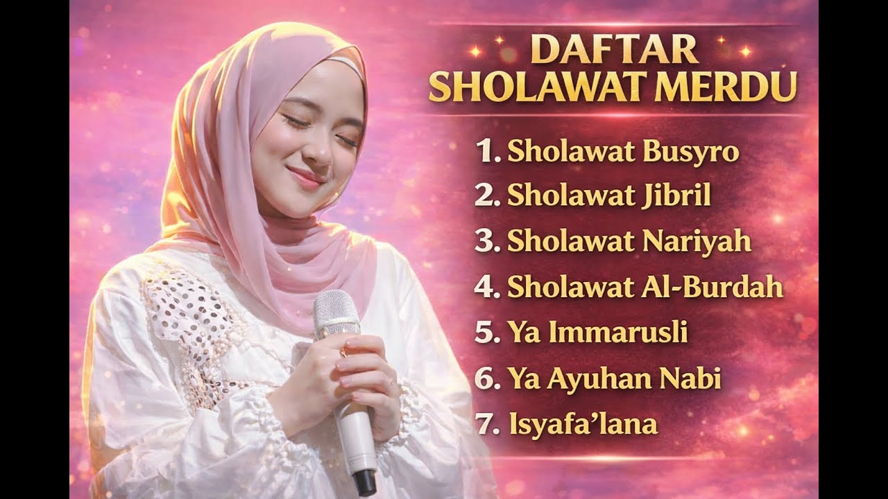 SHOLAWAT MERDU PENYEJUK HATI 🤍 Bikin Tenang & Damai Sebelum Tidur
