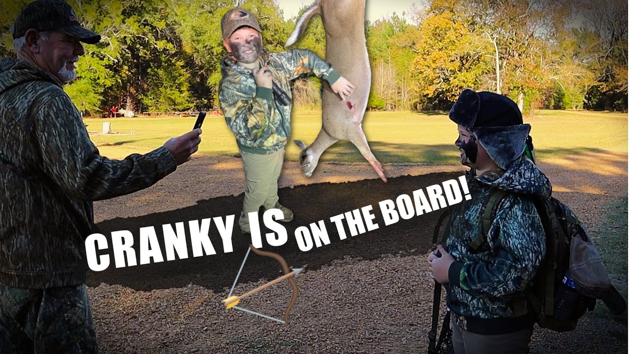 CUZ 411 - CRANKY IS ON THE BOARD ! Mississippi Bow Hunt