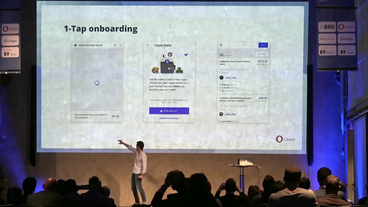 Built-in crypto wallet in Opera Touch with Charles Hamel