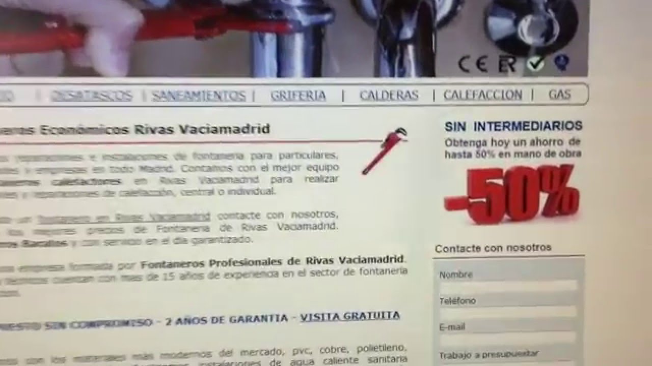 Fontaneros Rivas Vaciamadrid 666 642 008