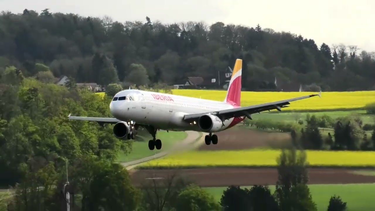 2 Hours of Pure Planespotting at Zurich Airport | HD Relaxing Aviation