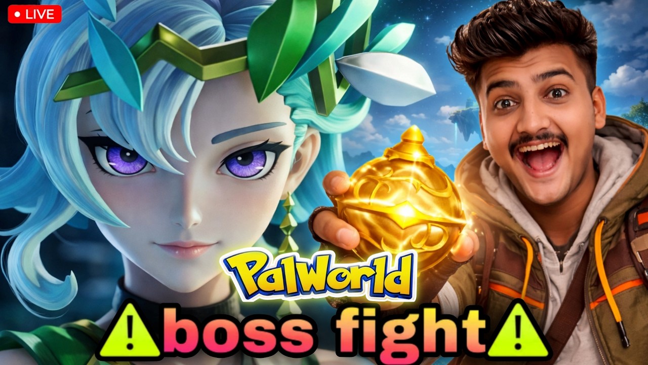 WARNING ⚠️ Yeh Boss Easy Nahi Hai! | Palworld Hindi Live 🔥| #live #hindilive #gaming