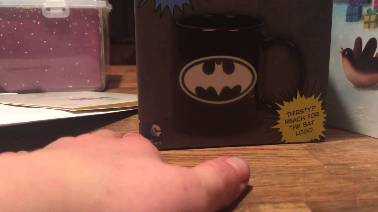 First unboxing it's batmug