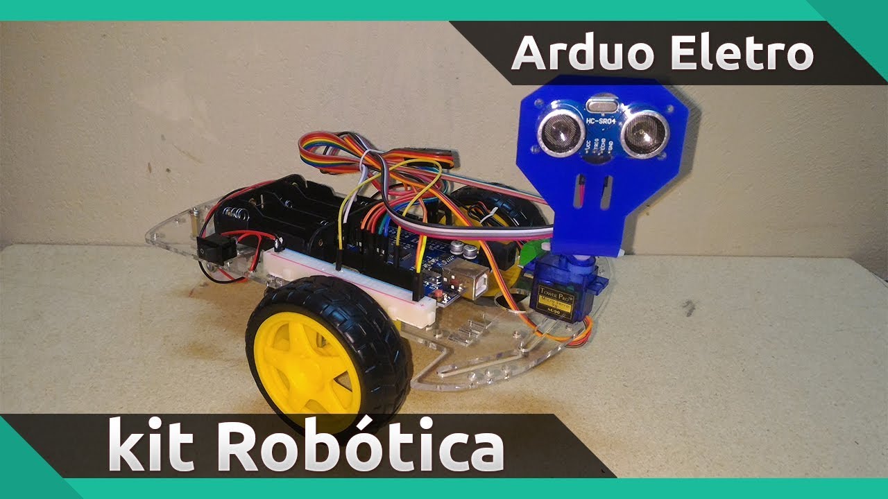 Kit Meu Primeiro Robô TDC PROJETOS & Arduo Eletro