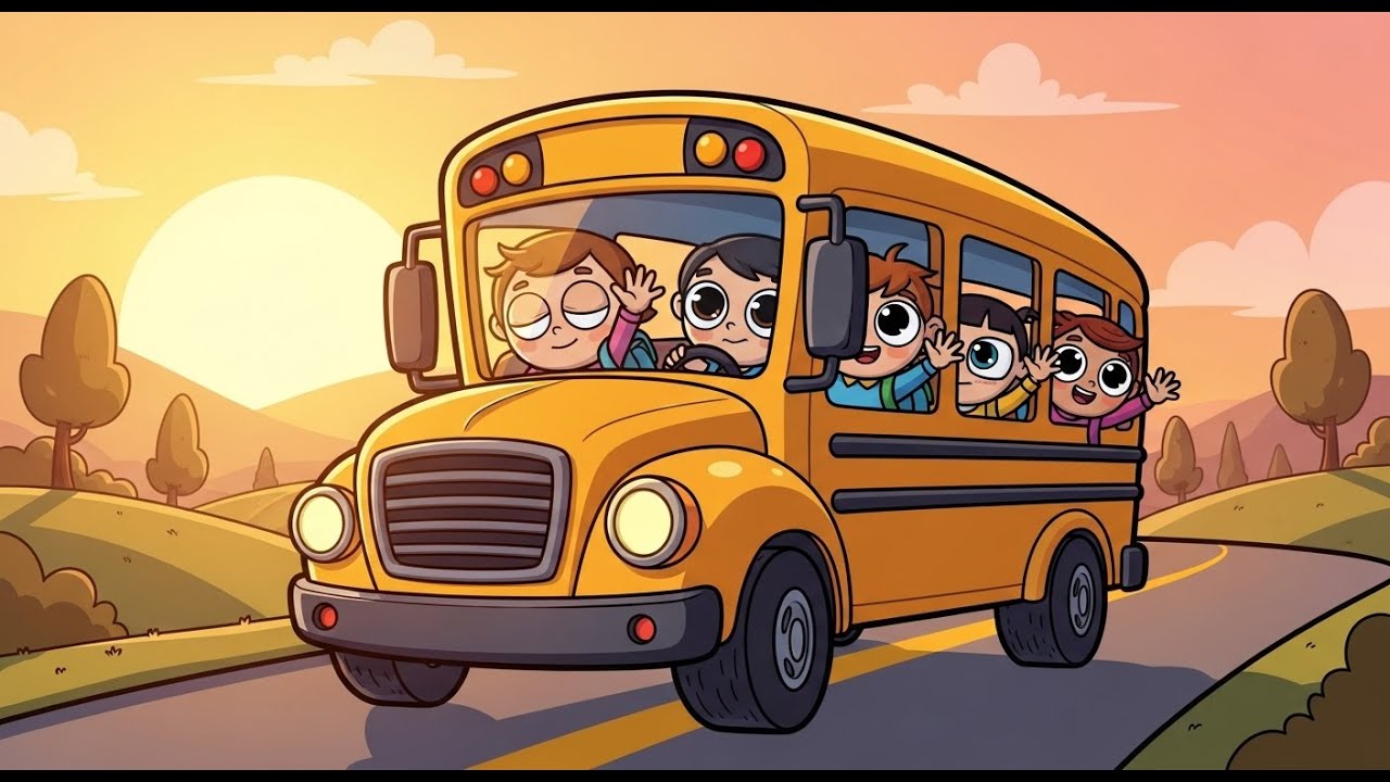 Alhamdulillah | Wheel on the bus | Nursery Rhymes & Kids songs 