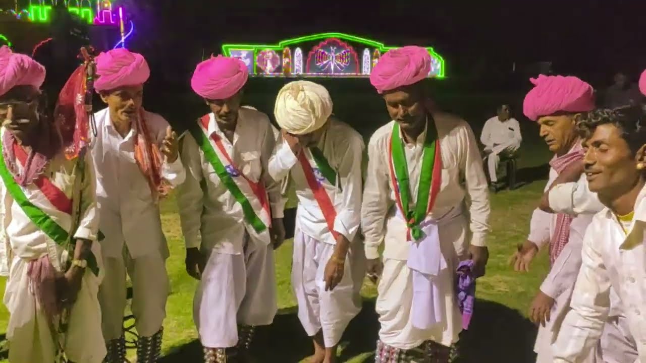 बिशनगढ देशी चंग नृत्य कलाकार (मंगलाराम गहलोत चंग पार्टी)
