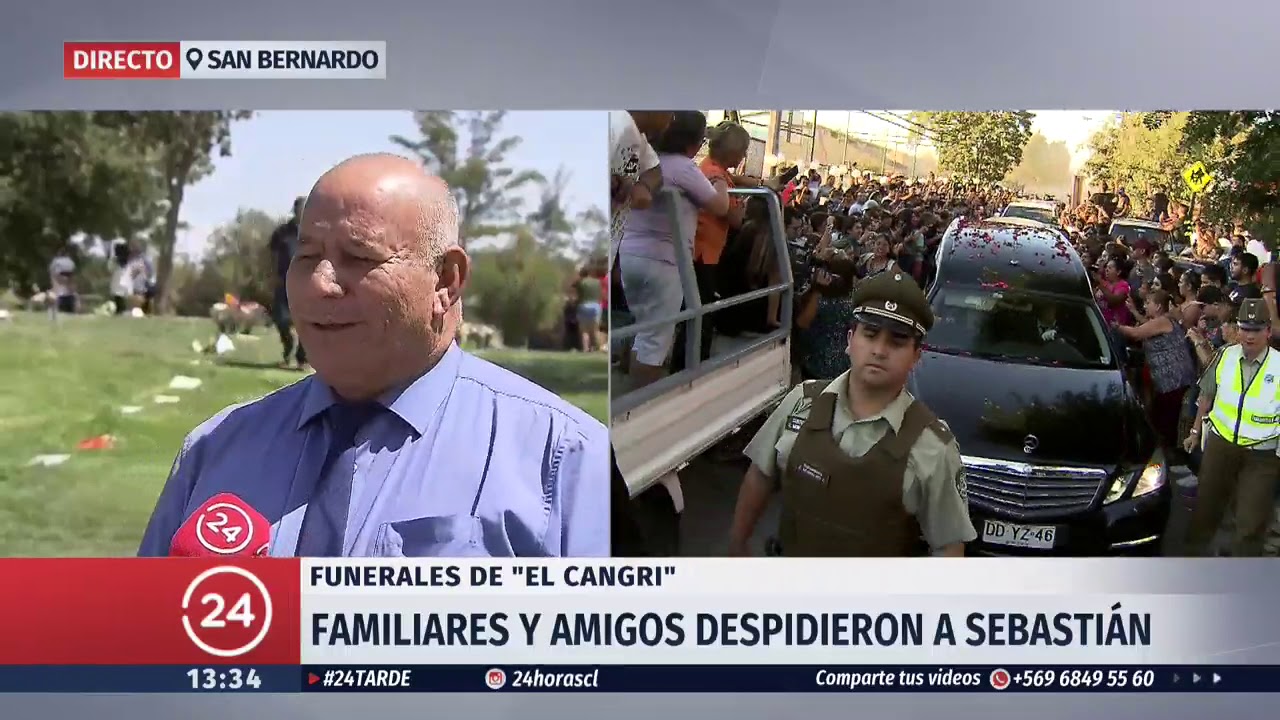 Con cerca de mil personas: Así fue el emotivo último adiós a Sebastián 