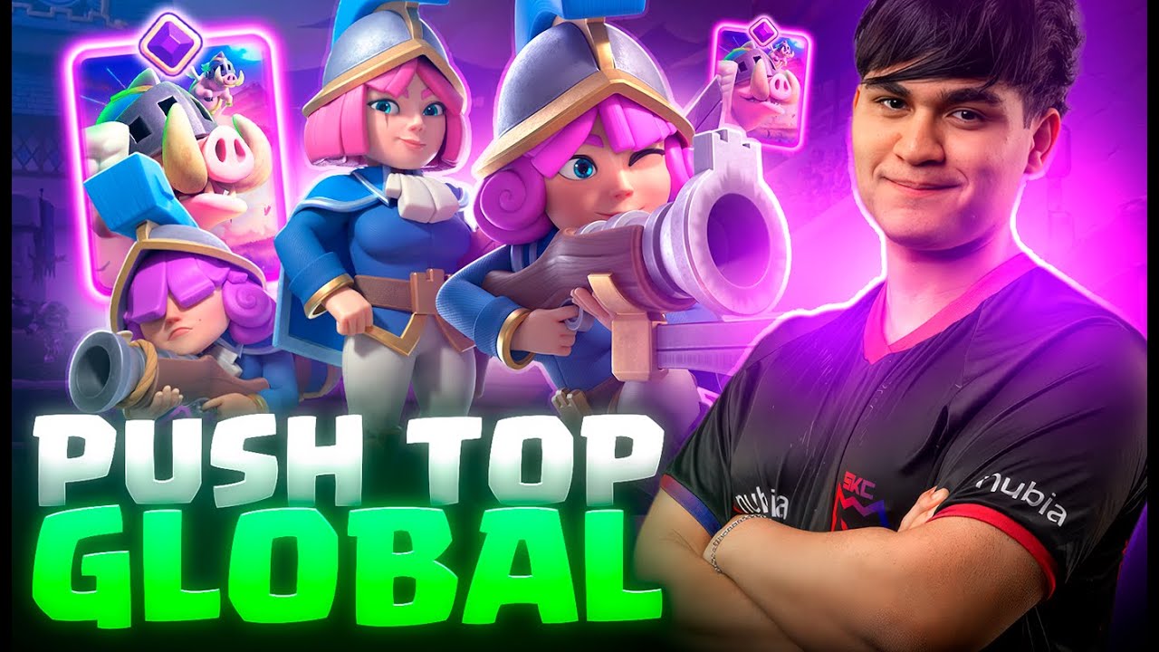 PUSHHHHH OONLINEEEE SUBINDO A TERCEIRA CONTA + RUMO AO TOP 1 GLOBAL - CLASH ROYALE AO VIVO