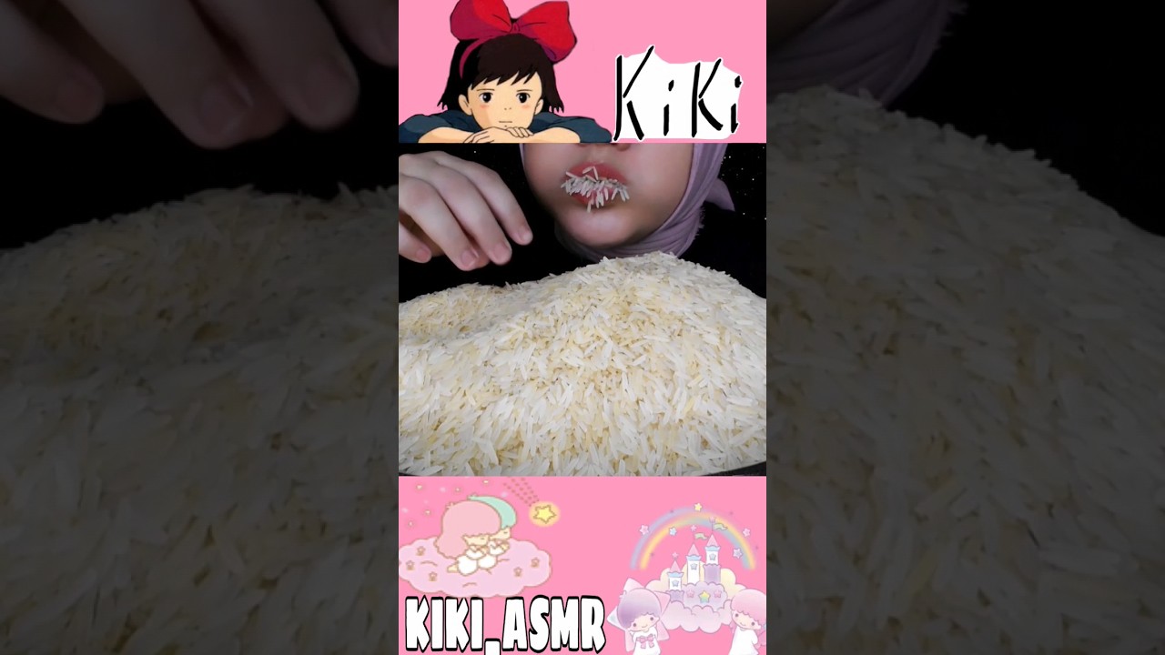 RAW BASMATI RICE/ASMR