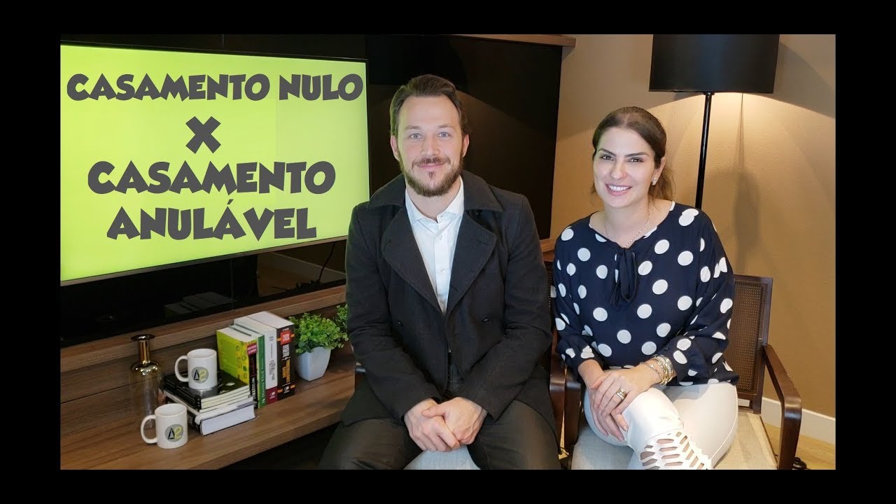 CASAMENTO NULO X CASAMENTO ANULÁVEL - DIREITO DE FAMÍLIA - AULA A DOIS