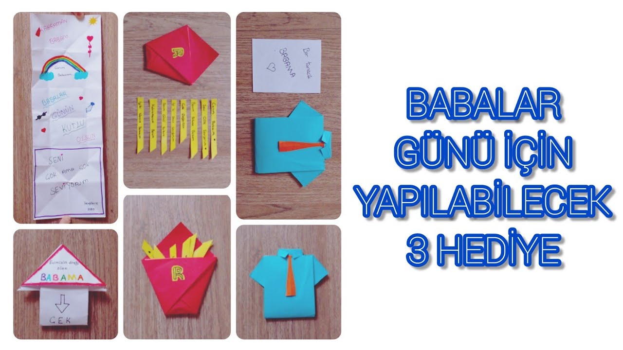 Çok Güzel 3 Hediye Yapımı | Babalar Günü İçin Yapılabilecek 3 Hediye / #BabalarGünü