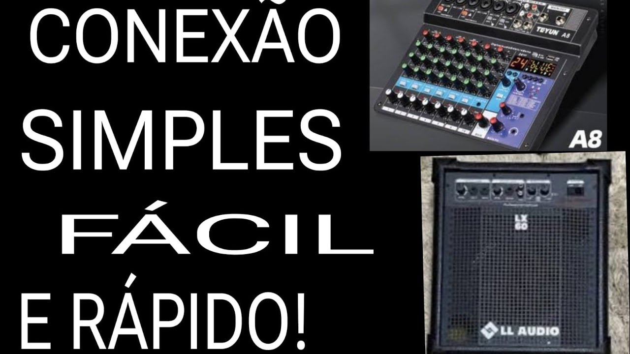 Como ligar uma mesa de som em uma caixa amplificada é possível?