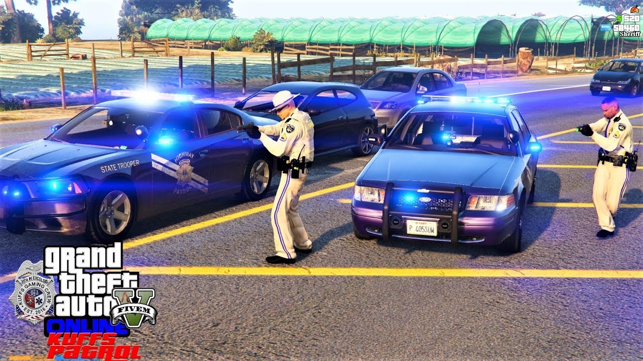 GTA 5 Live Multiplayer Police Roleplay KUFFS FiveM #377 Highway Patrol