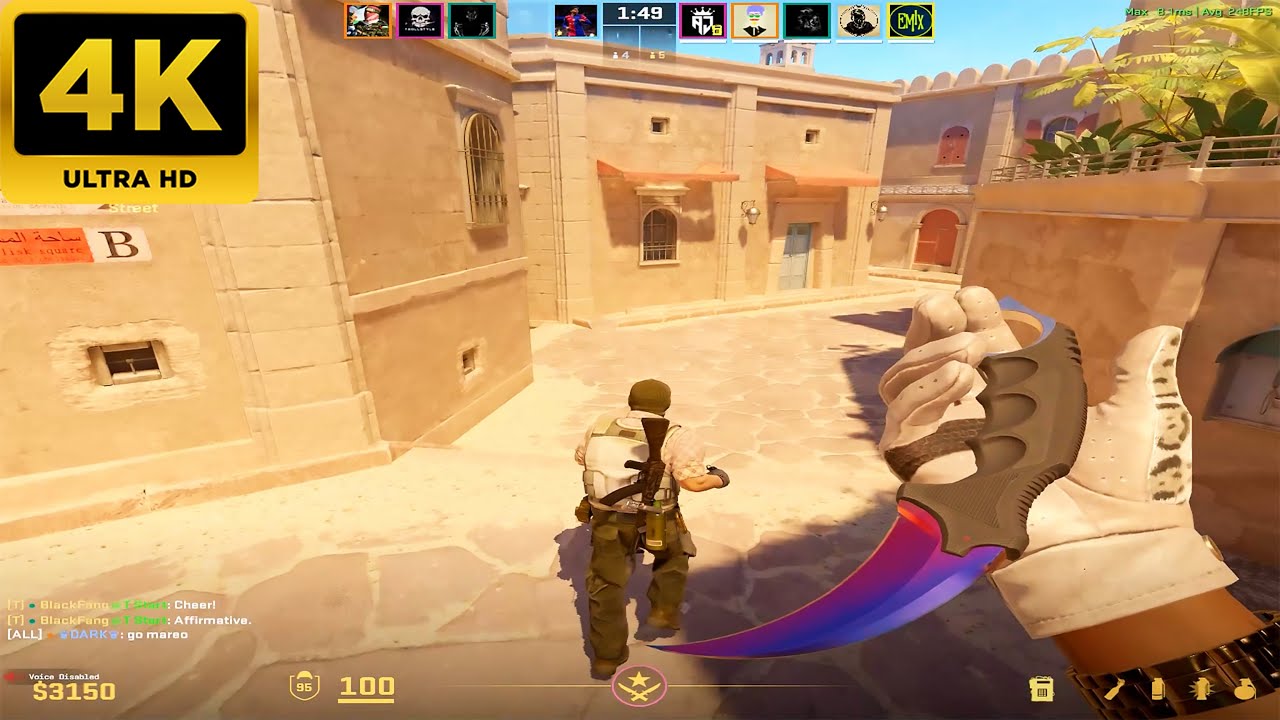 Counter Strike 2 -  Anubis - Full Gameplay (No Commentary)