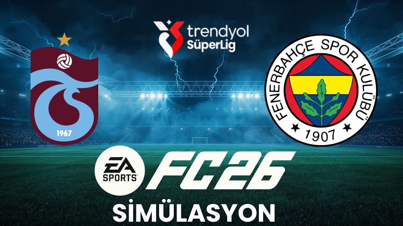Trabzonspor vs Fenerbahçe | Dev Maç Simülasyonu & Detaylı Analiz | Süper Lig
