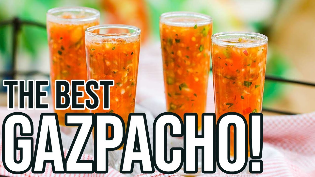 GAZPACHO (Easy No Cook Recipe)