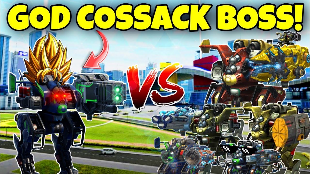 🔥 1VS6 GOD COSSACK VS 30 COSSACKS ARMY! BOSS FIGHT || WAR ROBOTS WR! ||