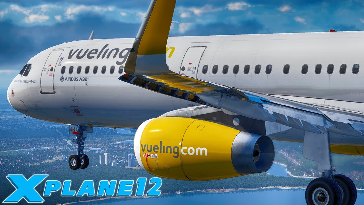X-PLANE 12 // VUELING A321 BARCELONA-BERLIN